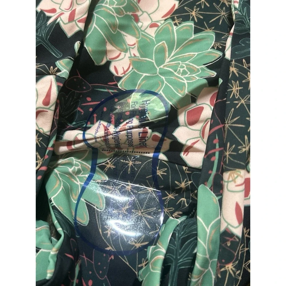 High Rise‎ Bottom Fused Hawaii Bikini XXXL 3X New With Tags Succulove Succulent